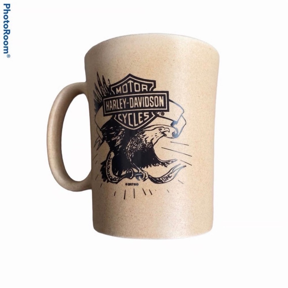 Harley-Davidson Beige Mug with Eagle Graphic